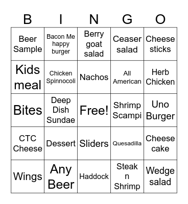 Unos Leominster Bingo Card
