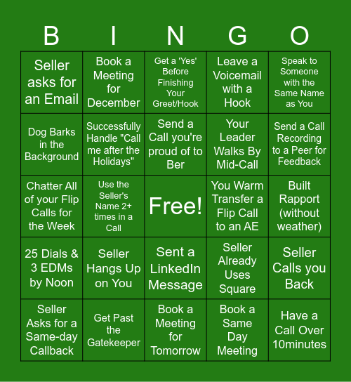 BDR BINGO Card