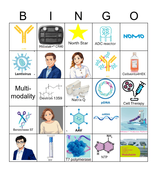 NoMo Bingo Card