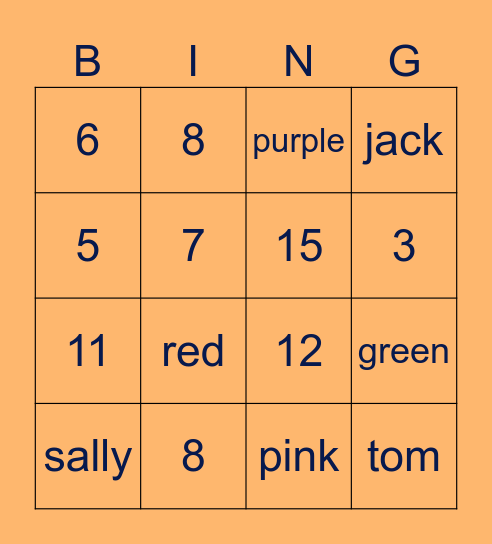 Staff Meeting Bingo Card