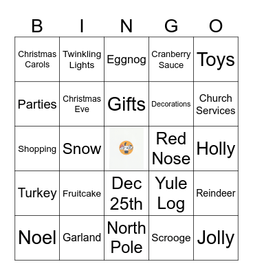 CHRISTMAS BINGO Card