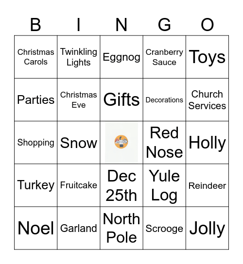 CHRISTMAS BINGO Card