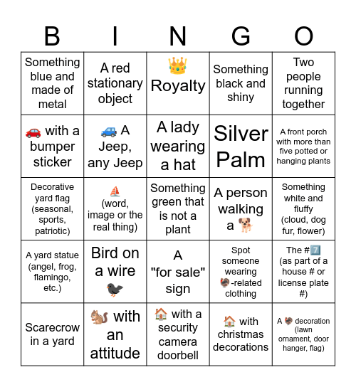Thanksgiving 🦃 Bingo Card