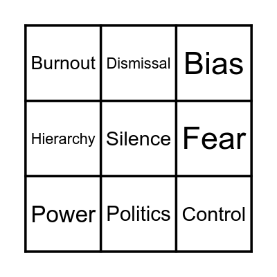 LEADERSHIP Bingo Card