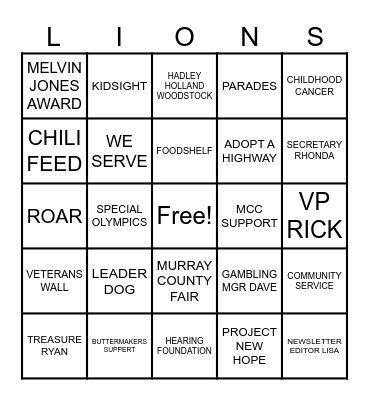 CHRISTMAS BINGO Card