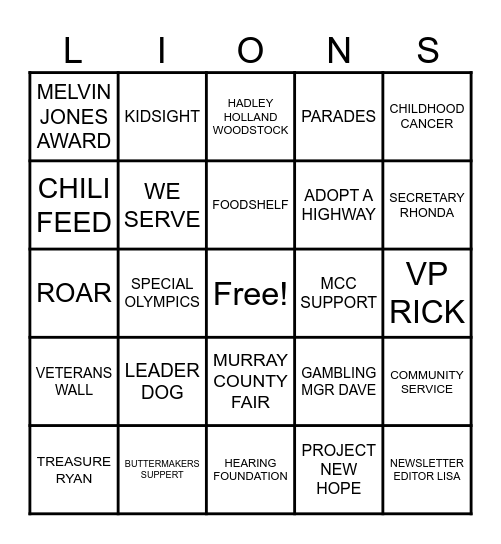 CHRISTMAS BINGO Card