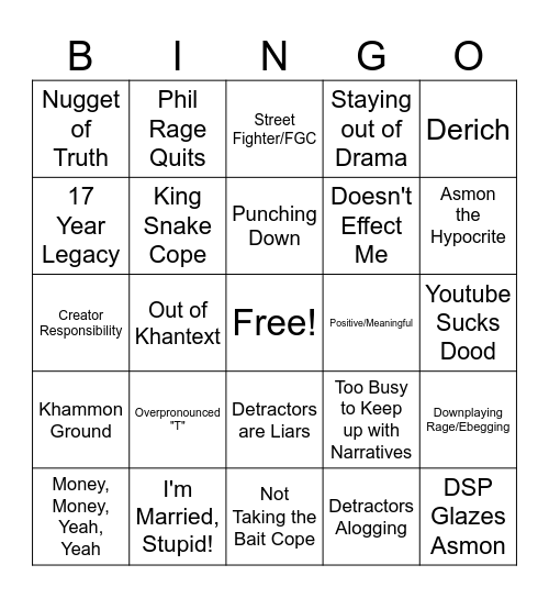 Pigroach v. Gigaroach: Dawn of Grease Bingo Card