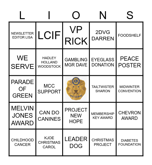 CHRISTMAS BINGO Card