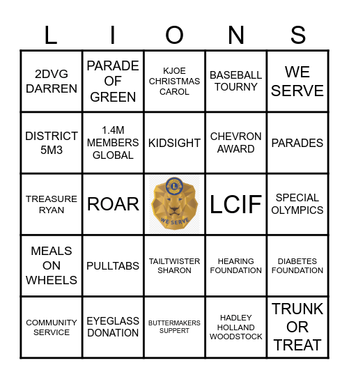 CHRISTMAS BINGO Card