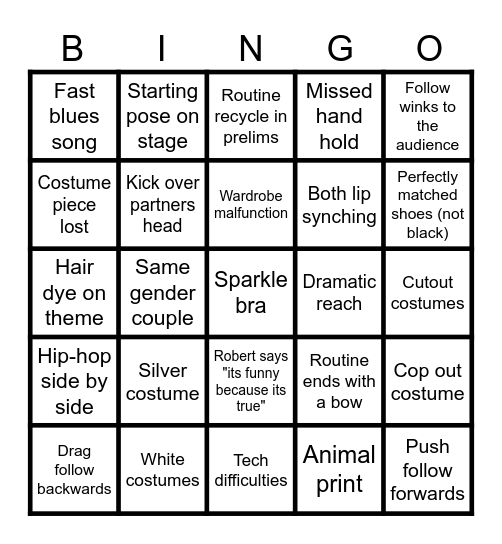 THE OPEN 2026 Bingo Card