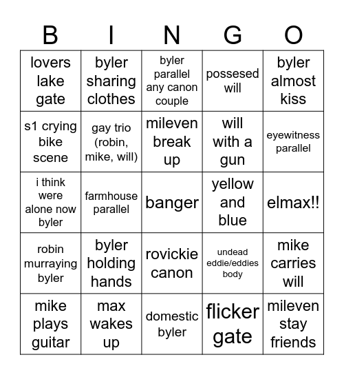 s5 vol1 Bingo Card