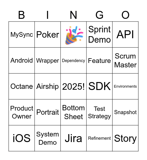 Gemstone Bingo Card