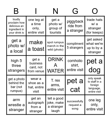 RUMPANEER BINGO! Bingo Card