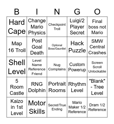 Dram 3 Bingo Card
