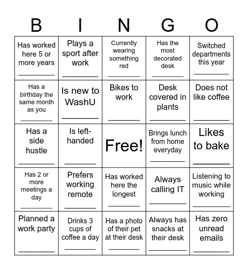 Thanksgiving 2025 Bingo Card