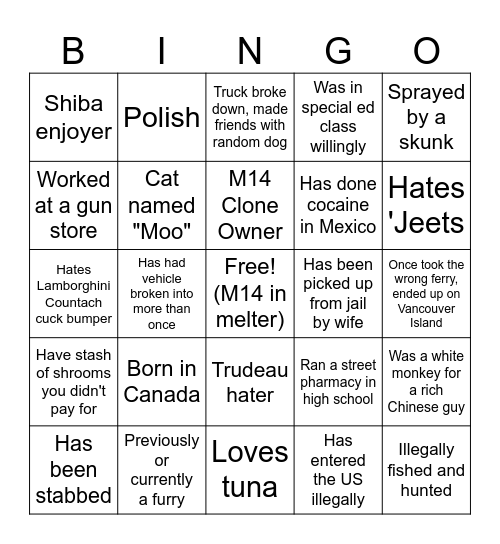 Are You Roy? Bingo Card