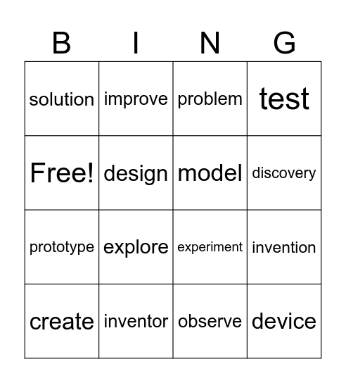 Unit 4 4th grade Bingo Card