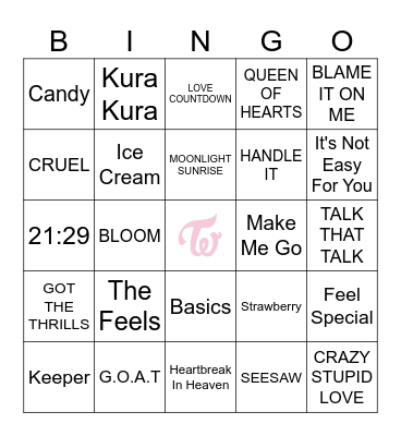 BINGO do TWICE by addi Bingo Card