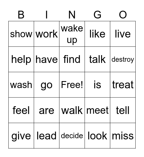 Bud Not Buddy Bingo Card