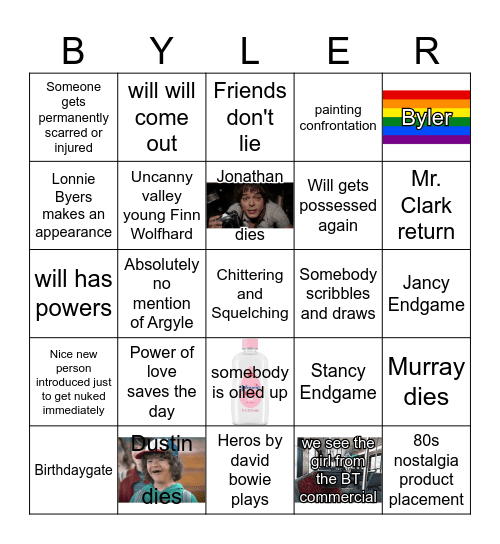 Flicking the Final Goop Switch Bingo Card