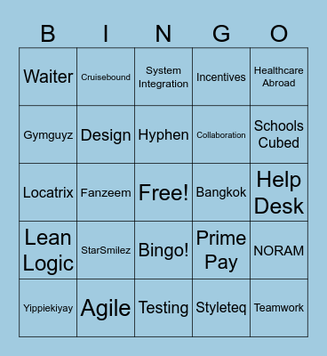 Happy Birthday Jadel, Ju, Vincent, Bugz, and Farly! Bingo Card