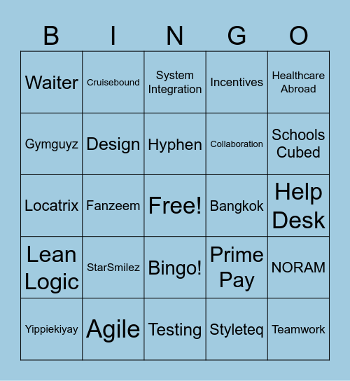Happy Birthday Jadel, Ju, Vincent, Bugz, and Farly! Bingo Card