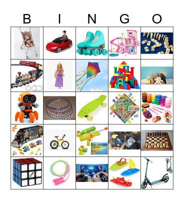 Toys Bingo Card