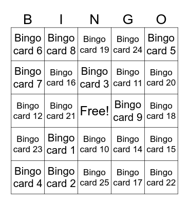 snic bingobingo Card