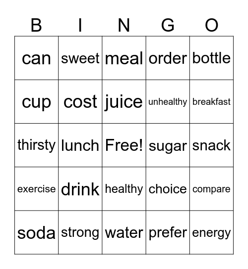 JHS1 SDG3 Bingo Card