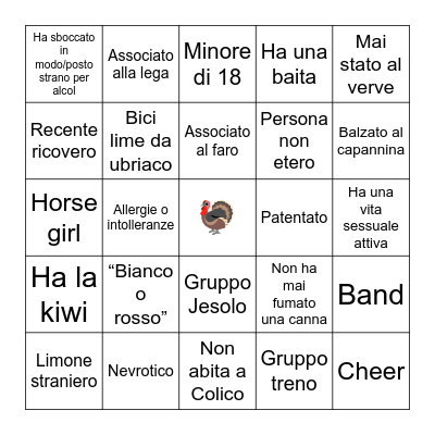 Thanksgiving!!!! Bingo Card