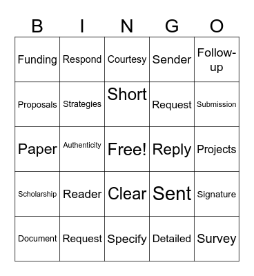 Inquiry Bingo Card