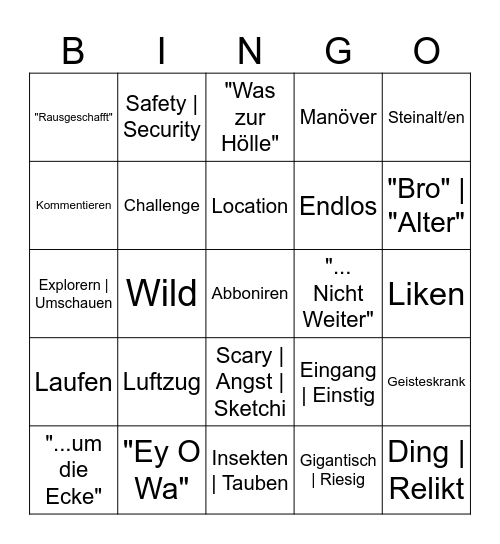 Roofless Tv 2025 V2 Bingo Card