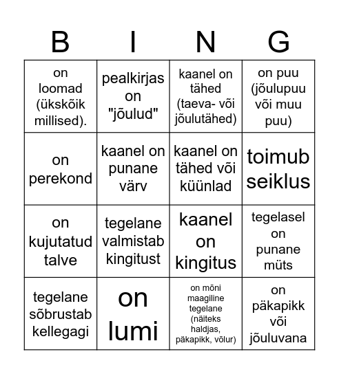 Leia raamat, kus... Bingo Card