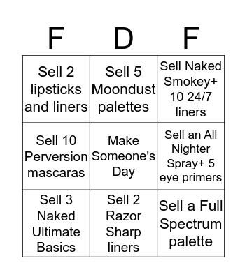 Feminine, Dangerous, Fun Bingo Card