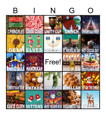 HOLIDAY BINGO Card