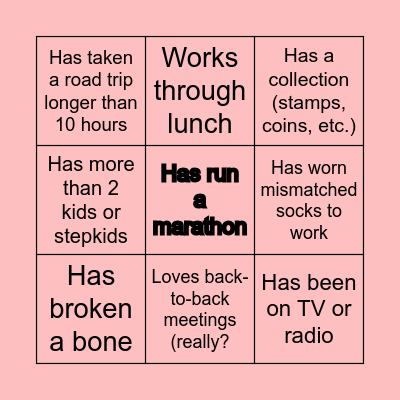 SCOTIA HOLIDAY BINGO Card