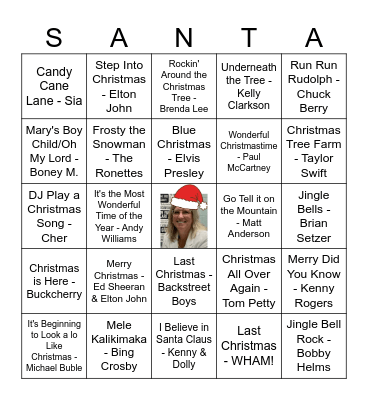 Holiday Staff Bingo 2025 Bingo Card