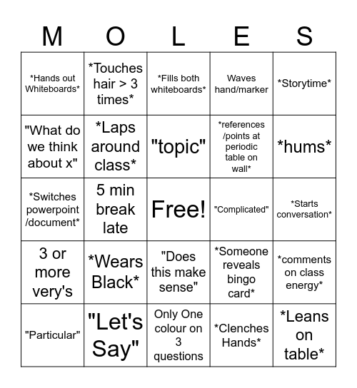 Mrs Aslani Bingo Vol.2 Bingo Card