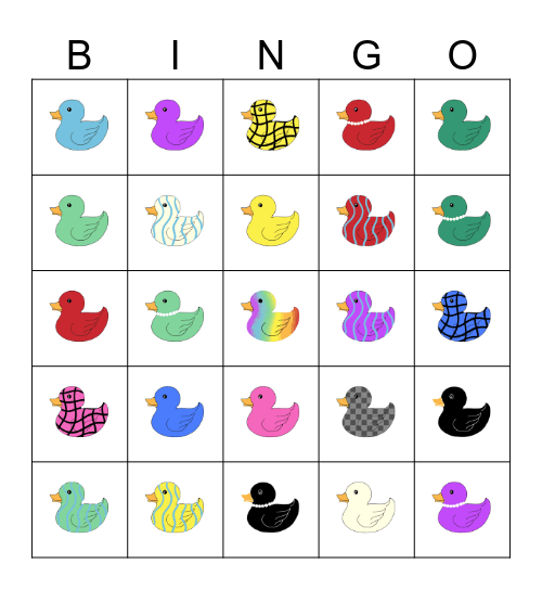 Entenbingo Card