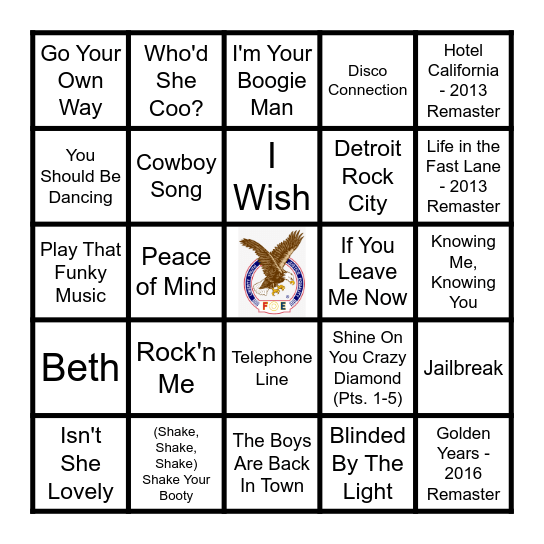 49 Bingo Card