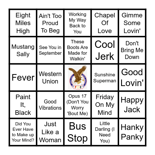 59 Bingo Card