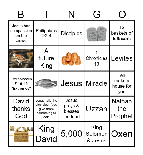 Oasis FriendsGiving Bingo Card