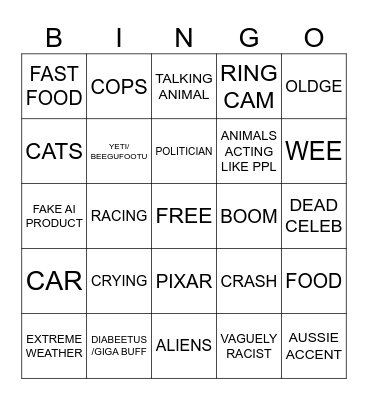 BRAINROT BINGO Card