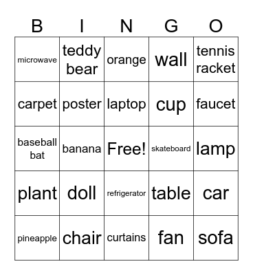 Chapter 7 Bingo Card