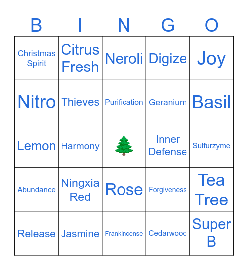 Amazing Wellness Winter Wonderland Bingo Card