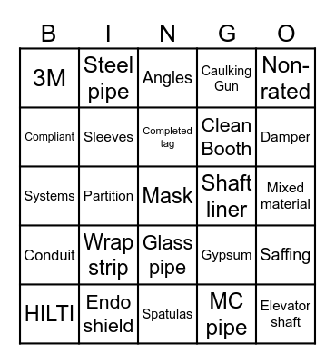 Gleeson Powers Bingo Card