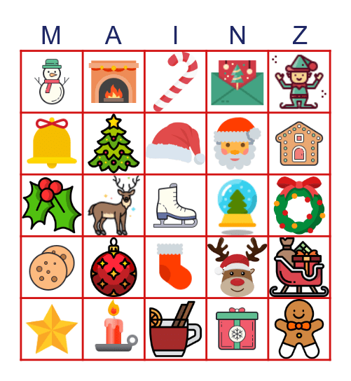 LfDI Weihnachtsbingo Card