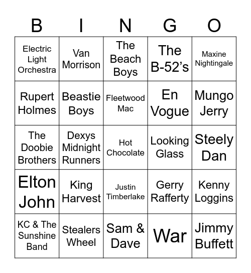 Game #1 - Highland House Our First Rodeo Bingo Card