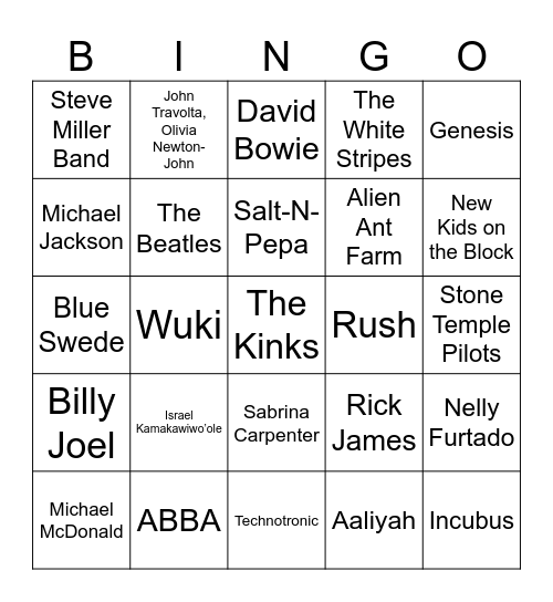 Game 2: Highland House Our First Rodeo Bingo Card