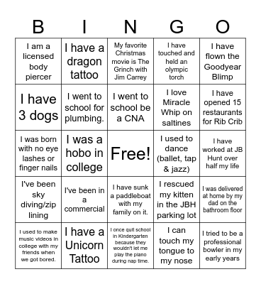 CDP Manager Bingo Card